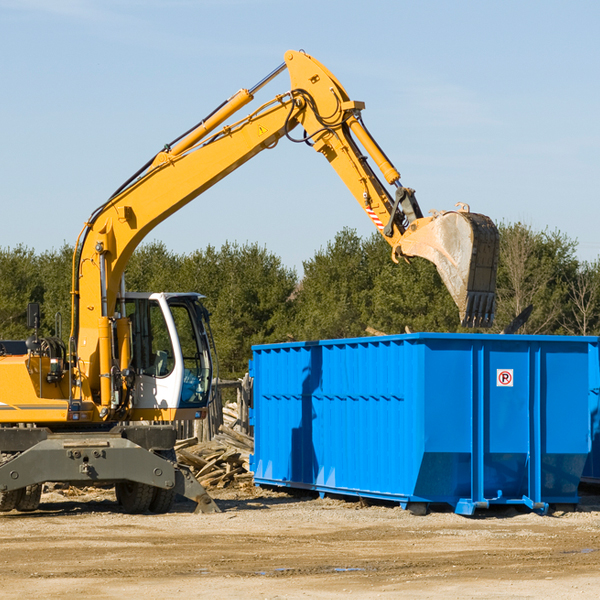 how many times can i have a residential dumpster rental emptied in Graymont IL